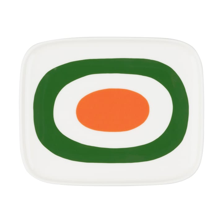 Melooni πιατέλα 12x15 εκ. - White-green-orange - Marimekko