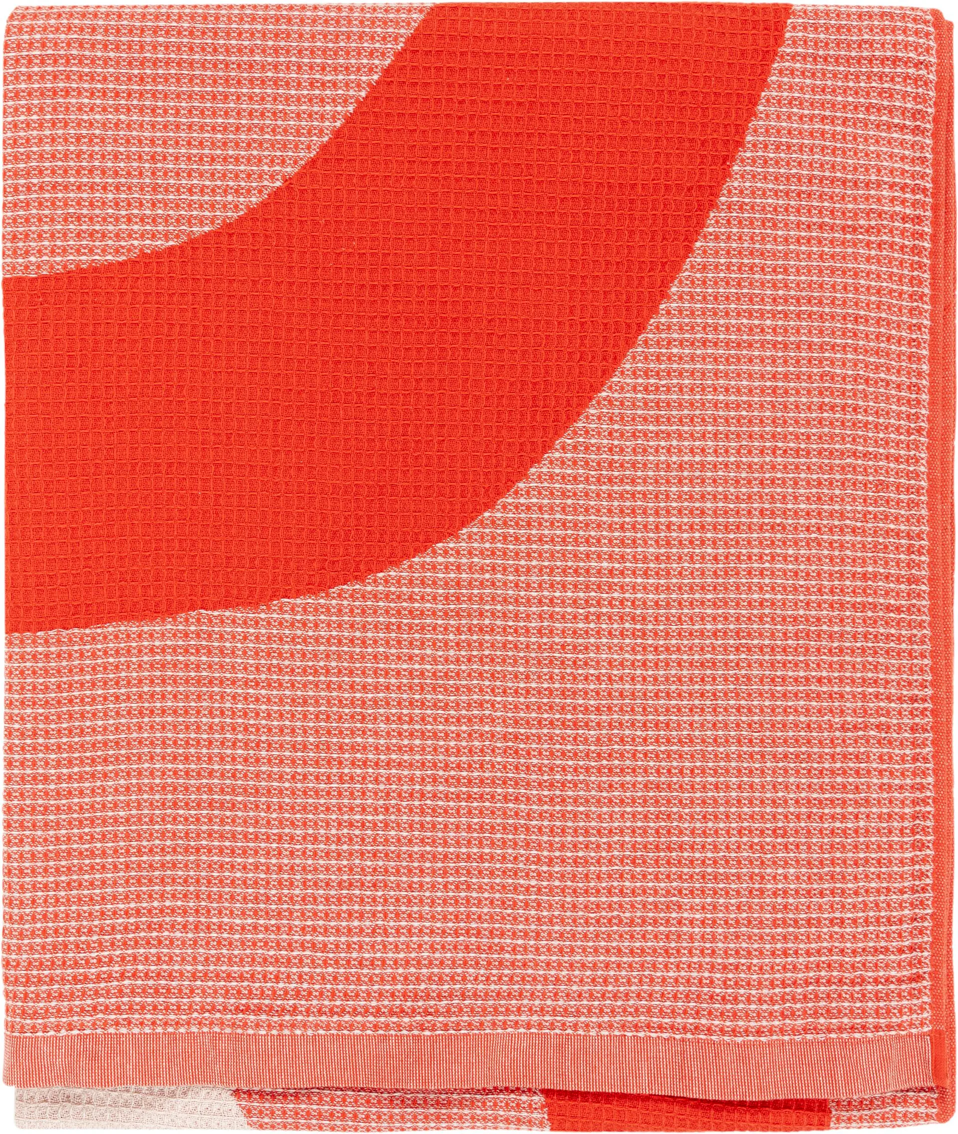Melooni πετσέτα θαλάσσης 96,5x180 εκ., Orange-off white Marimekko