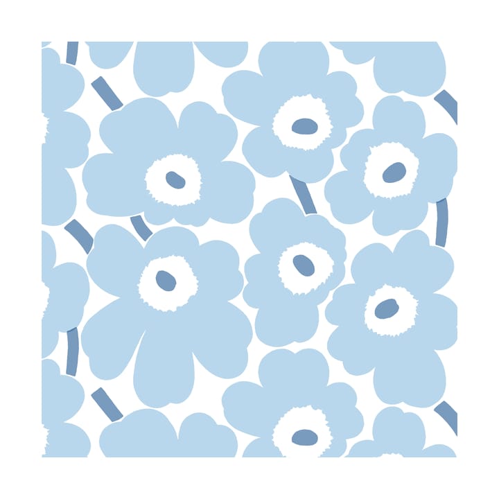 Mini Unikko χαρτοπετσέτες 20-pack - Light Blue-White - Marimekko