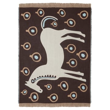Musta Tamma ριχτάρι 130x180 cm - Καφέ-λευκό-μπλε - Marimekko