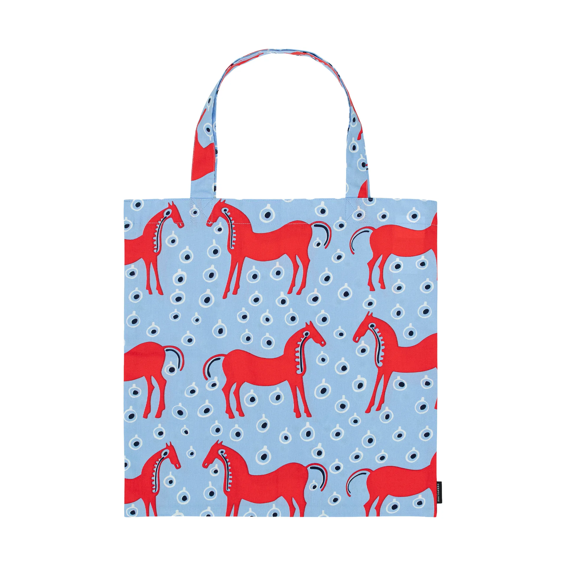 Musta Tamma τσάντα 44x43 εκ., Light blue-red-black Marimekko
