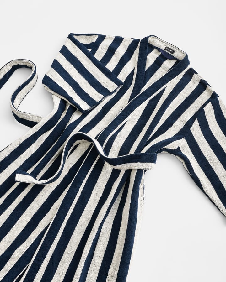 Nimikko μπουρνούζι, Sand-dark blue, S/M Marimekko