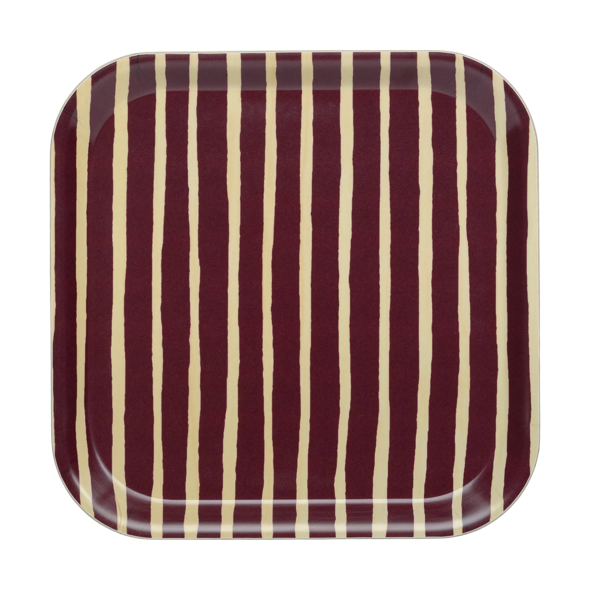 Piccolo δίσκος 20x20 εκ., Burgundy Marimekko