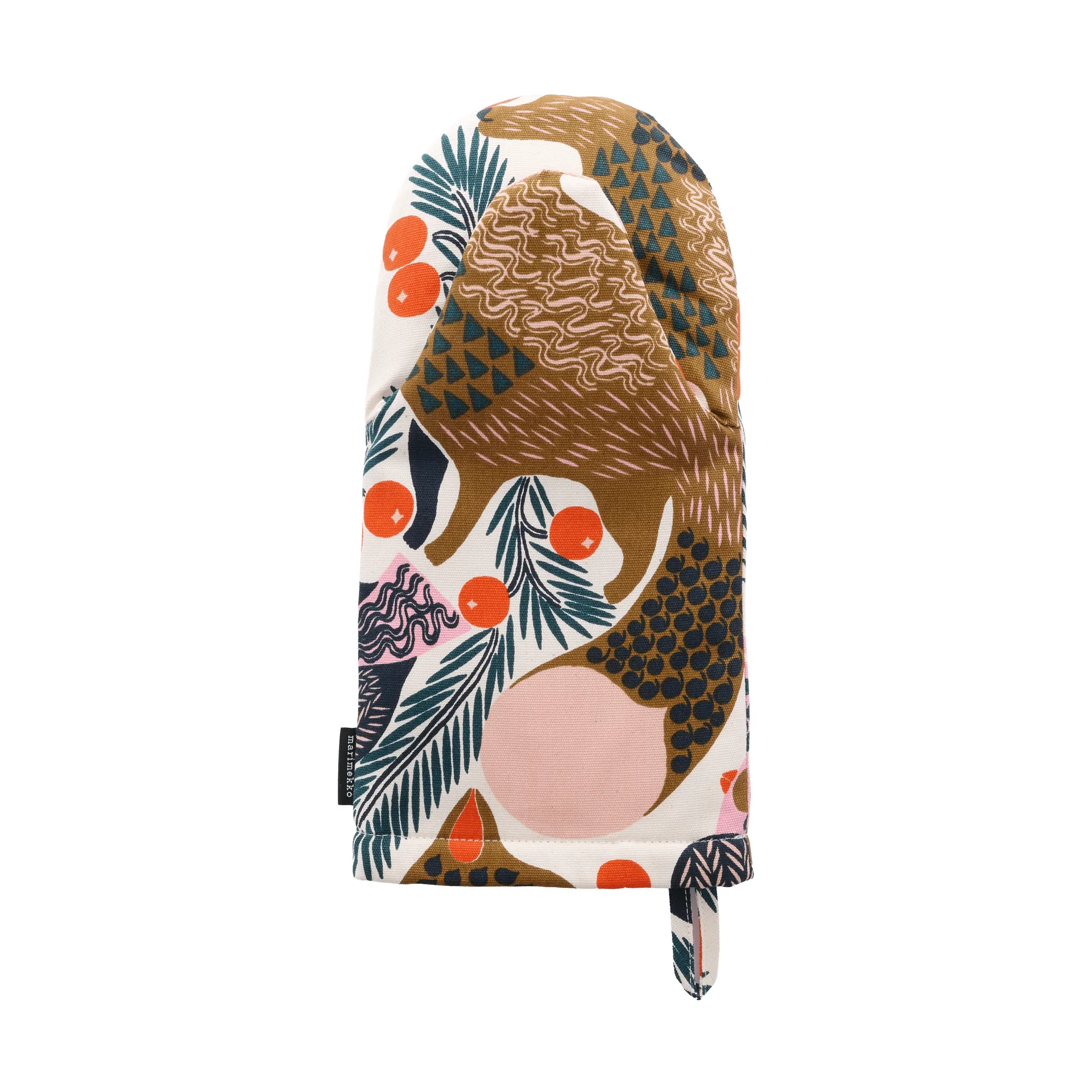 Pieni Ketunmarja γάντι φούρνου, White-multicolour Marimekko