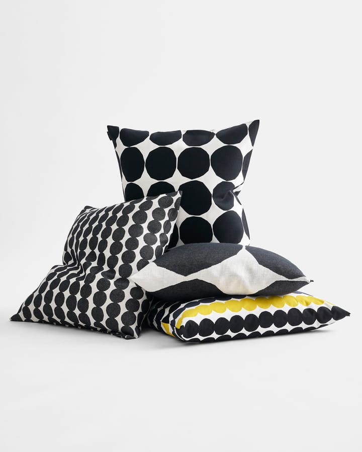 Pieni Kivet κάλυμμα μαξιλαριών 50x50 cm - μαύρο-λευκό - Marimekko