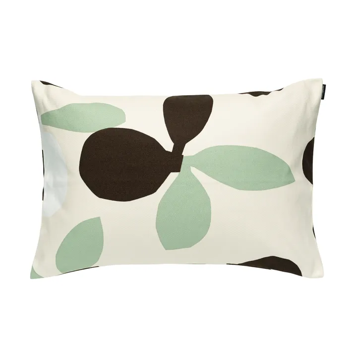 Pieni Omppo μαξιλαροθήκη - White, green, 40x60 εκ. - Marimekko