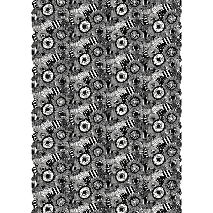 Pieni Siirtolapuutarha ύφασμα, λευκό-μαύρο Marimekko
