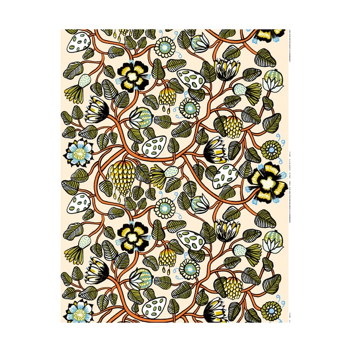 Pieni Tiara βινύλιο τραπεζομάντηλο - Μπεζ - Marimekko