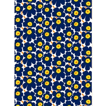 Υφασμα Pieni Unikko 100% βαμβάκι - Άσπρο-Μπλε-Κίτρινο
 - Marimekko
