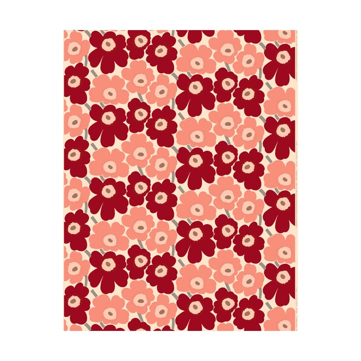 Υφασμα Pieni Unikko 100% βαμβάκι, Cotton-dark cherry-rosa Marimekko