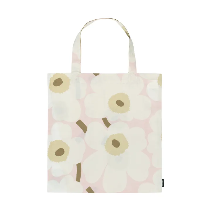 Τσάντα Pieni Unikko 44x43 εκ. - Pink-off white-sand - Marimekko