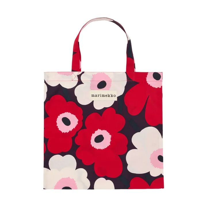 Τσάντα Pieni Unikko 44x43 εκ. - Plum-cranberry-Off white-rose - Marimekko