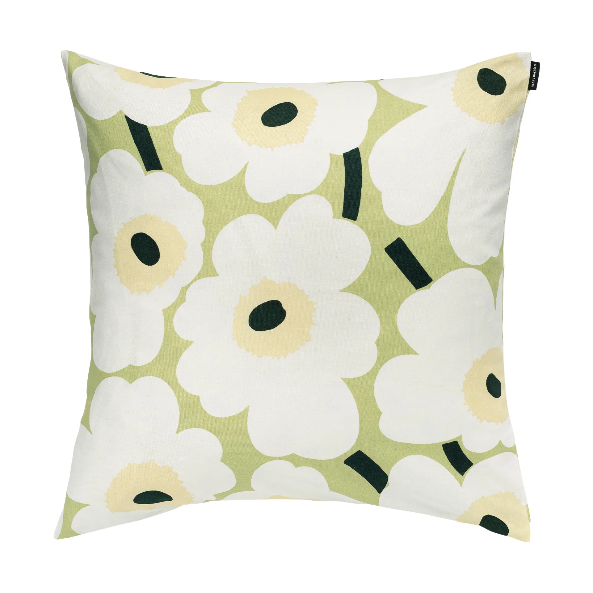 Pieni Unikko κάλυμμα μαξιλαριού 50x50 εκ., Pear, off white, melon Marimekko