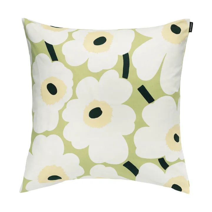 Pieni Unikko κάλυμμα μαξιλαριού 50x50 εκ. - Pear, off white, melon - Marimekko