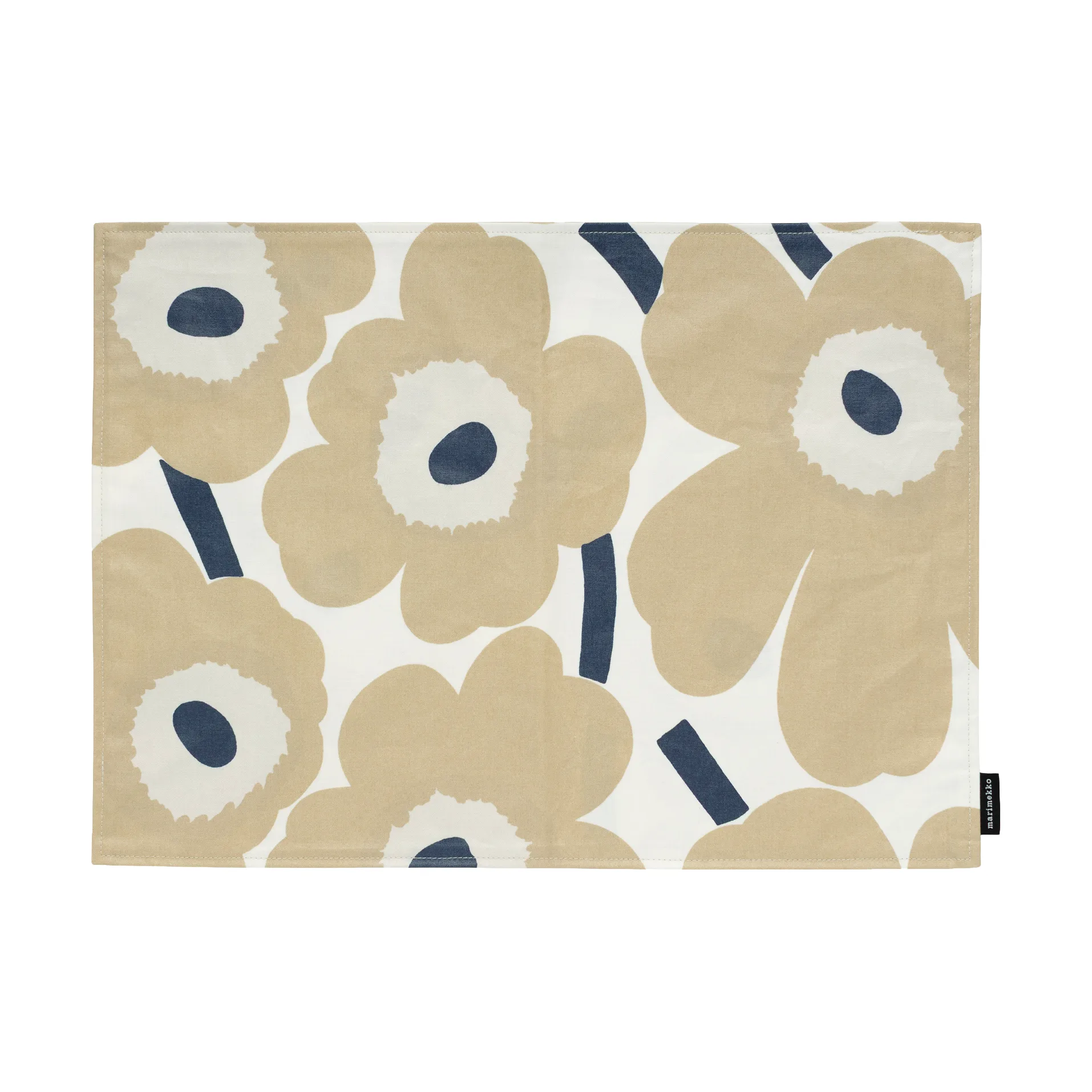 Pieni unikko σουπλά acryl, Off white-beige-dark blue Marimekko