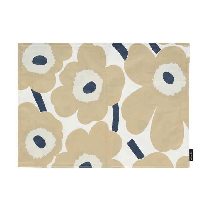 Pieni unikko σουπλά acryl - Off white-beige-dark blue - Marimekko