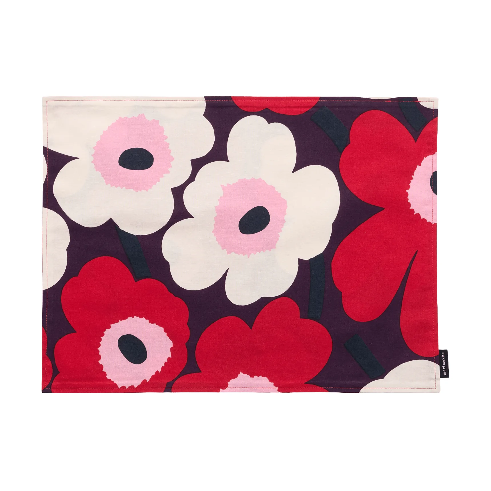 Pieni unikko σουπλά acryl, Plum-cranberry-Off white-rose Marimekko