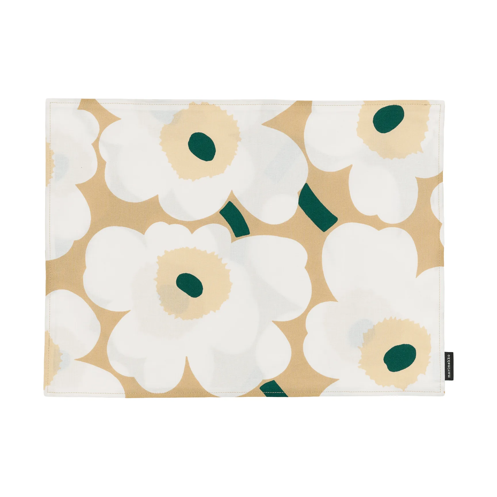 Pieni unikko σουπλά acryl, Sand-white-hay-emerald Marimekko