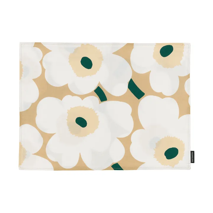 Pieni unikko σουπλά acryl - Sand-white-hay-emerald - Marimekko