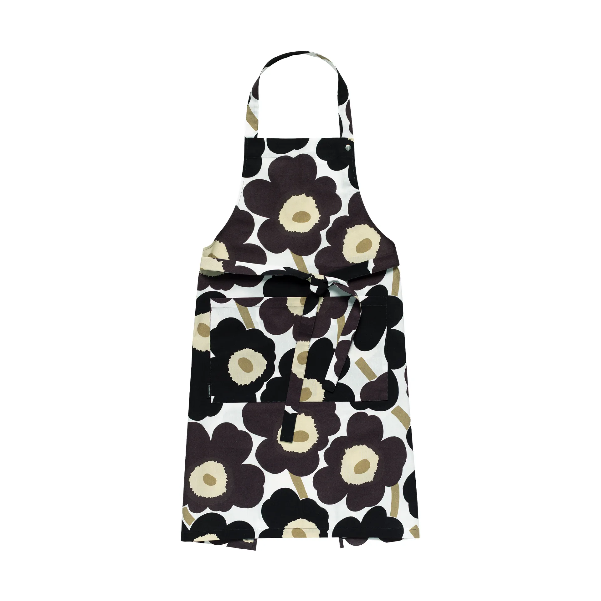 Pieni Unikko ποδιά, White-dark grey-beige Marimekko