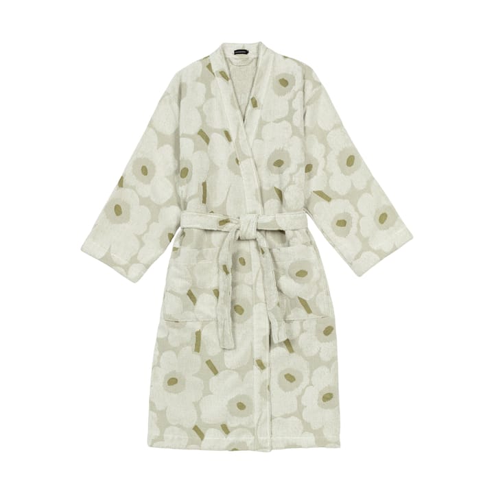 Pieni Unikko μπουρνούζι XL - Green umber-cream - Marimekko