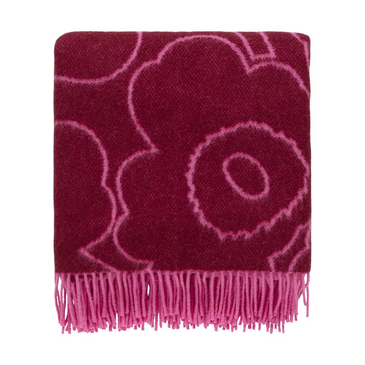 Piirto Unikko ριχτάρι 130x170 εκ. - Burgundy-fuchsia - Marimekko