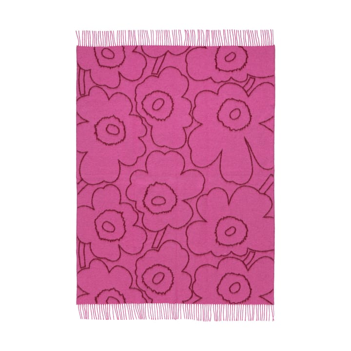 Piirto Unikko ριχτάρι 130x170 εκ., Burgundy-fuchsia Marimekko
