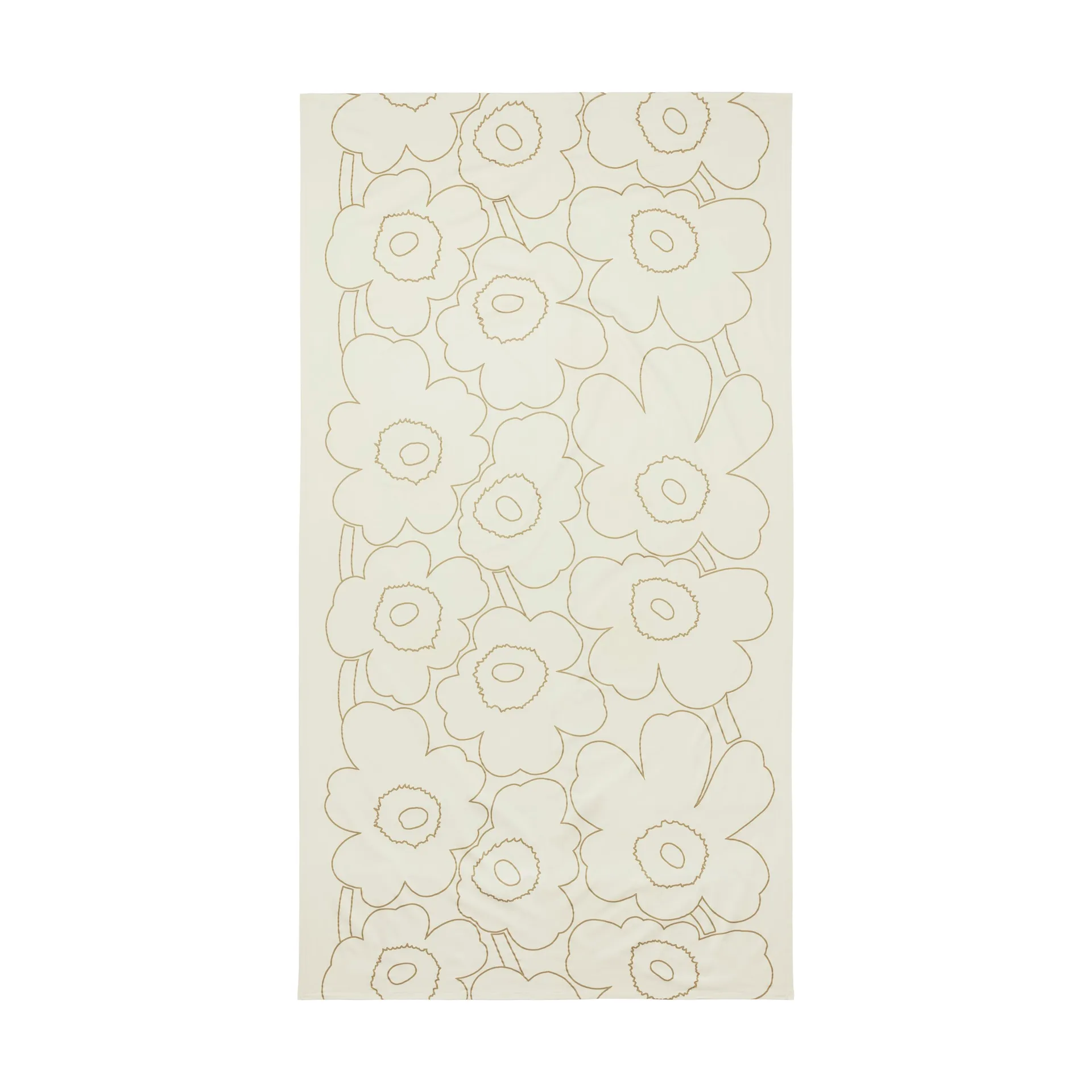 Piirto Unikko τραπεζομάντηλο 135x250 εκ., Linen- gold Marimekko
