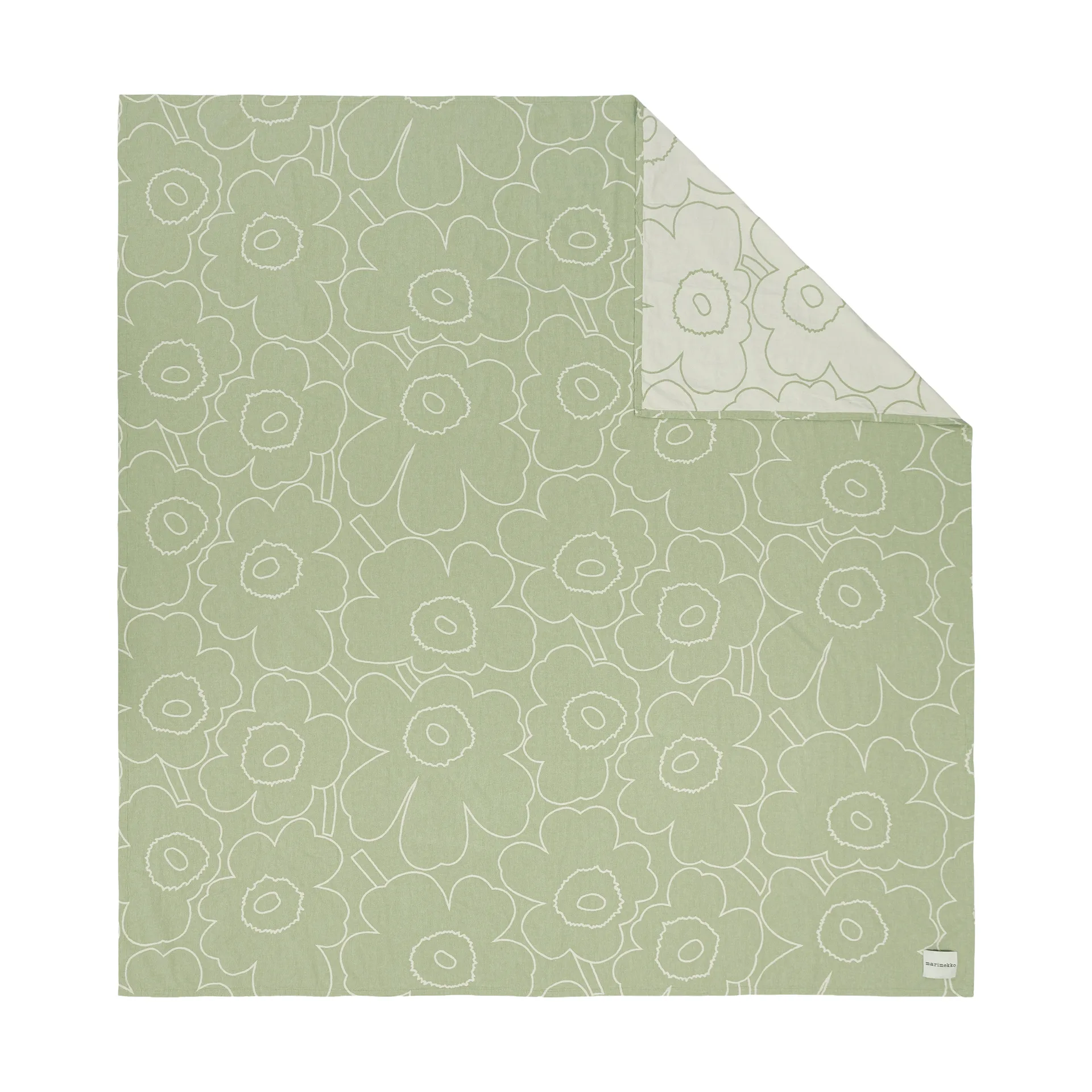 Ριχτάρι Piirto Unikko 260x260 εκ., Pear-off white Marimekko