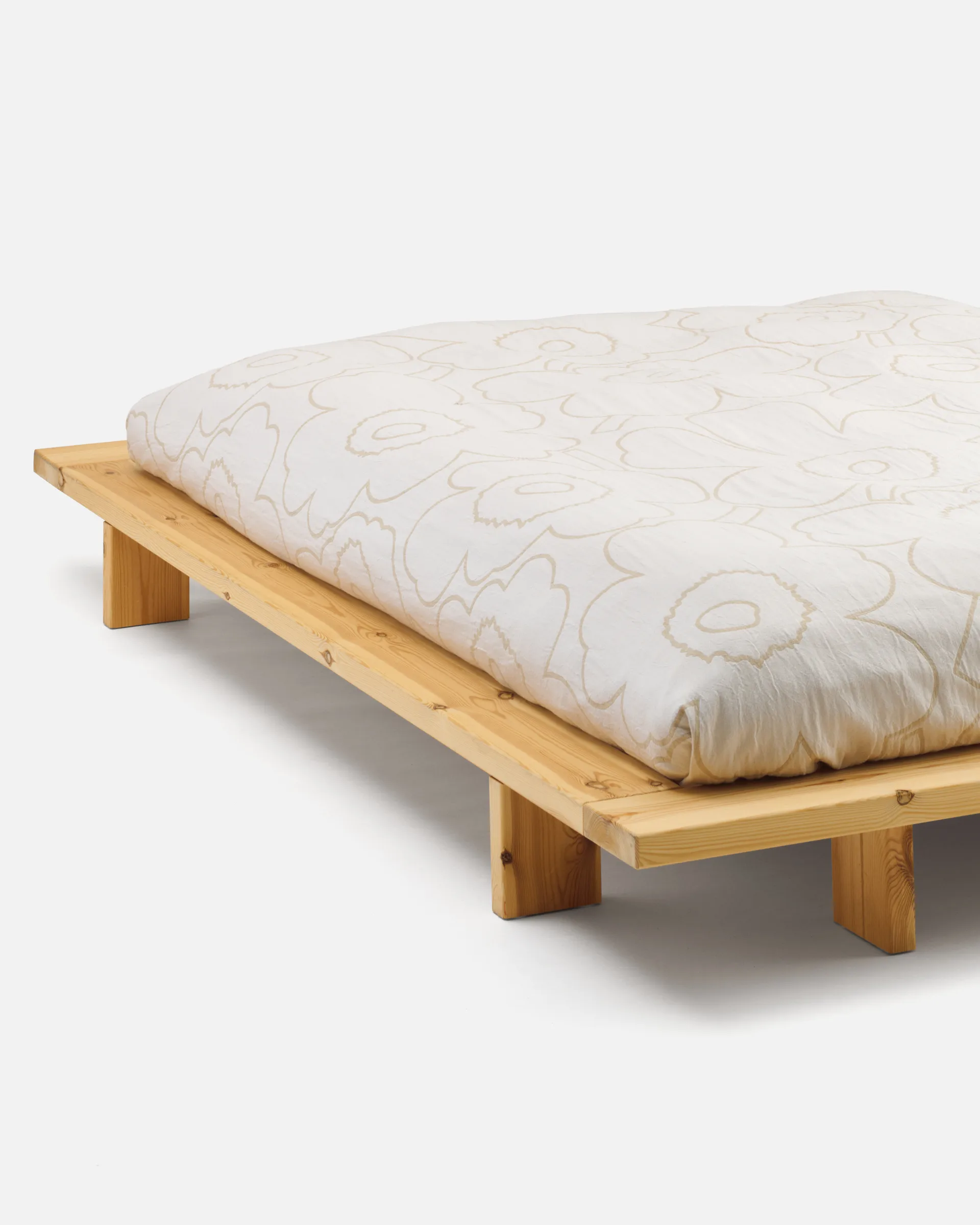 Ριχτάρι Piirto Unikko 260x260 εκ., Εκρού Marimekko