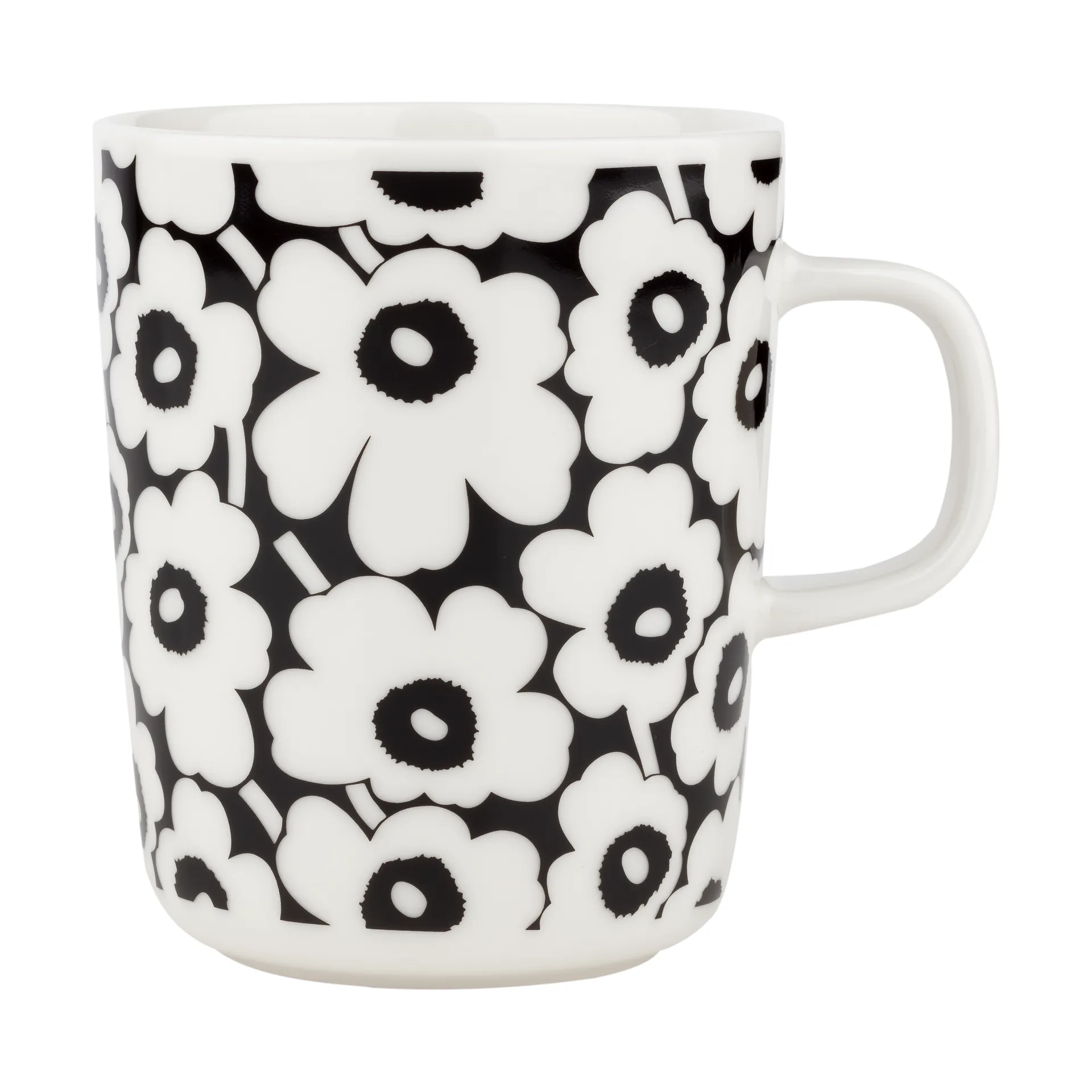 Pikkuinen Unikko κούπα 25 cl, Black-white Marimekko
