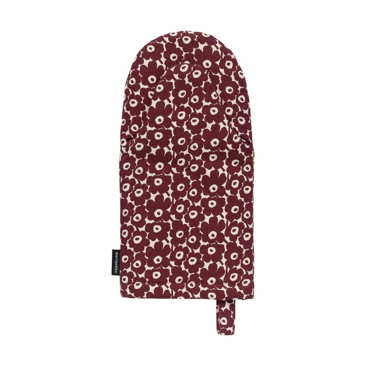 Pikkuinen Unikko γάντι φούρνου - Linen-burgundy - Marimekko