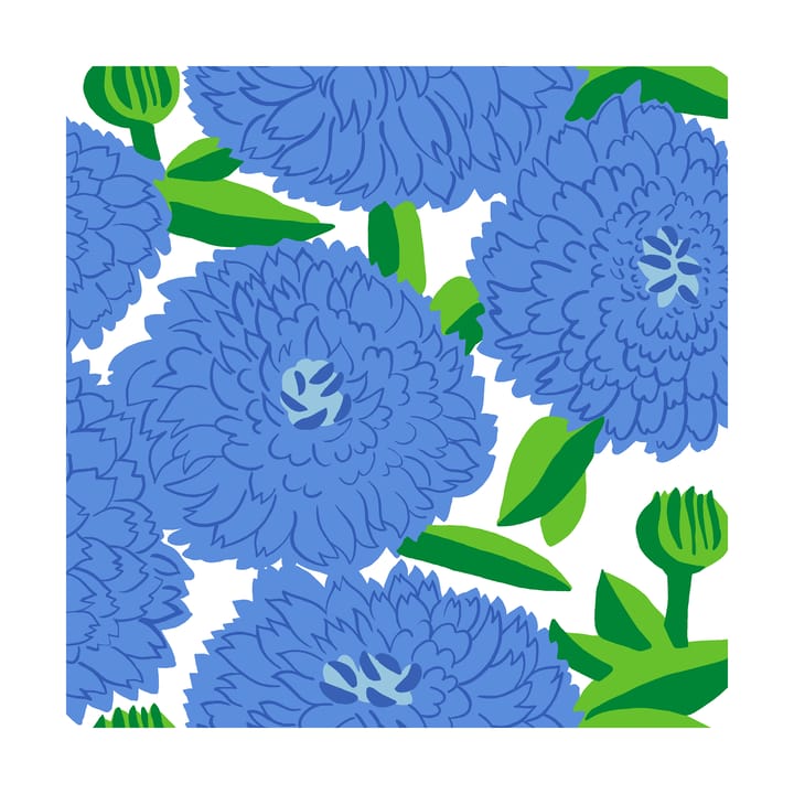 Primavera χαρτοπετσέτες 33x33 cm Συσκευασία 20 τεμαχίων - Blue - Marimekko