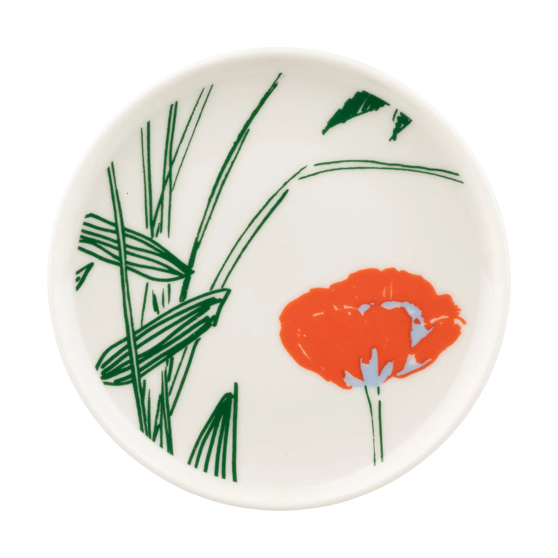 Πιάτο Puutarhakutsut Ø13,5 cm., White-green-orange Marimekko