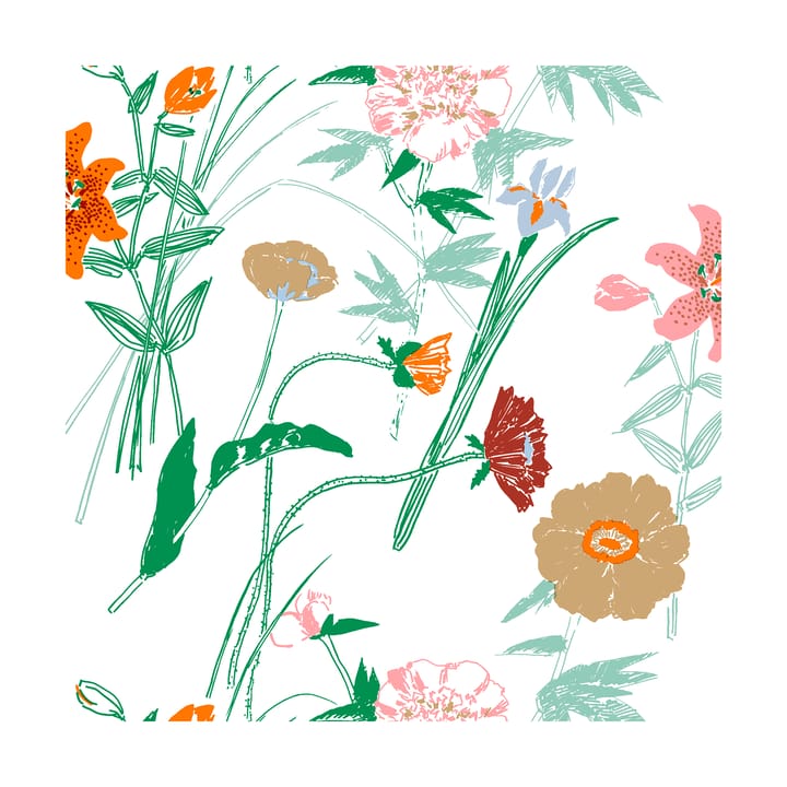 Puutarhakutsut χαρτοπετσέτα 33x33 cm, συσκευασία 20 τεμαχίων - White - Marimekko