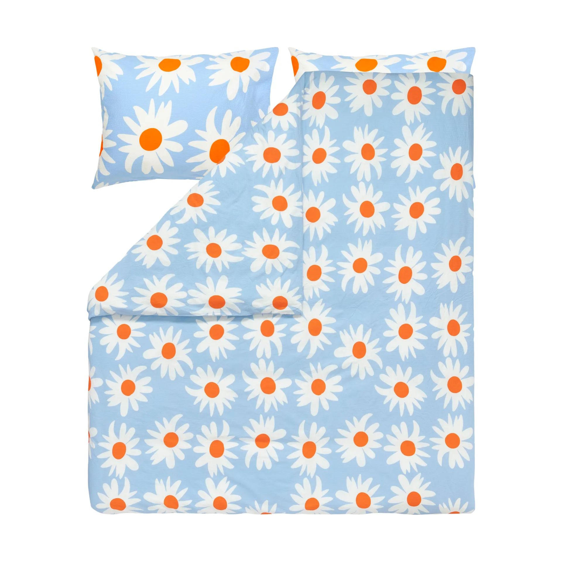 Rakastaa ei rakasta πάπλωμα 240x220 cm, Orange-Off-white-light blue Marimekko