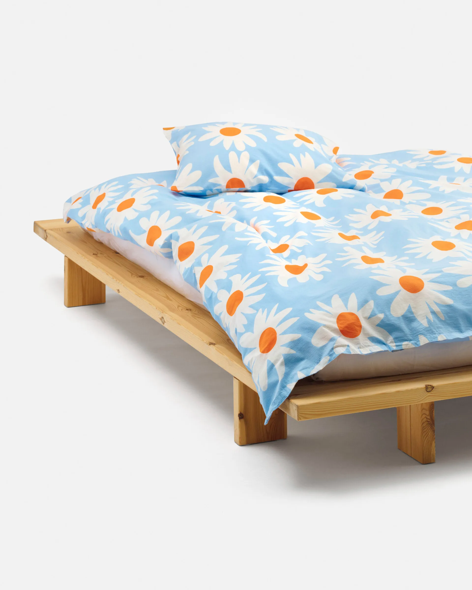 Rakastaa ei rakasta πάπλωμα 240x220 cm, Orange-Off-white-light blue Marimekko