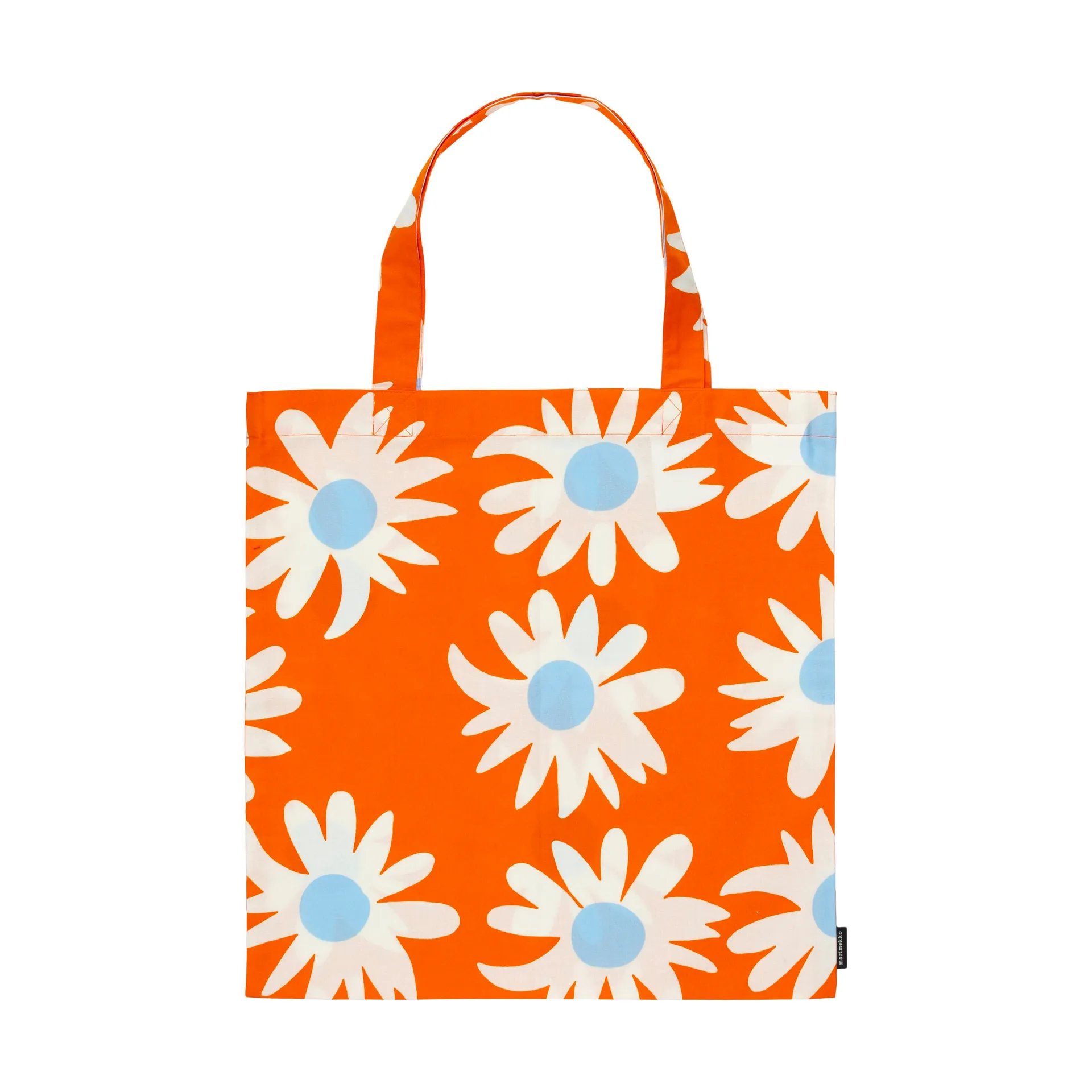 Rakastaa ei rakasta τσάντα 44x43 εκ., Orange-Off-white-light blue Marimekko