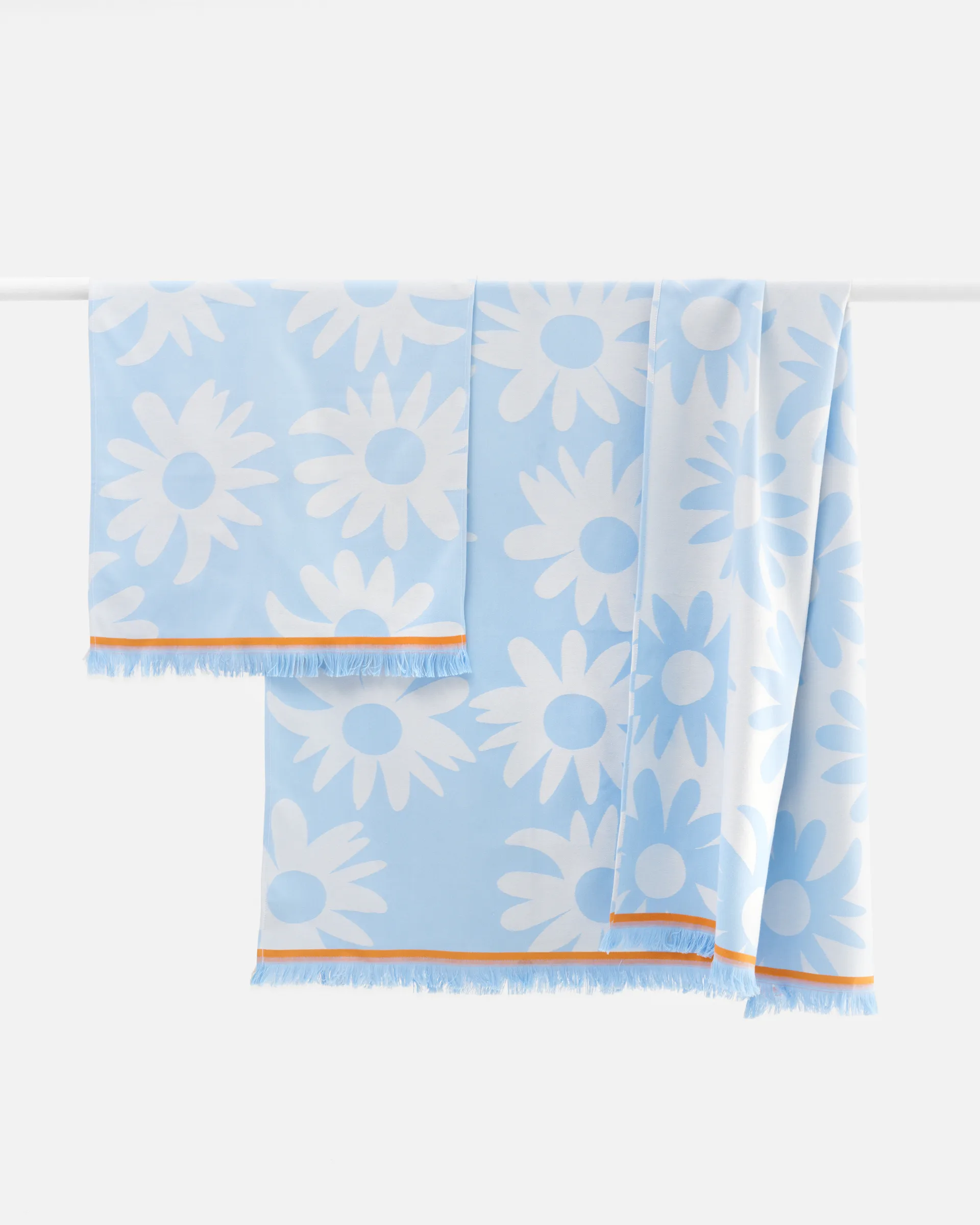 Rakastaa ei rakasta πετσέτα χαμάμ 91x165 cm, Orange-Off-white-light blue Marimekko