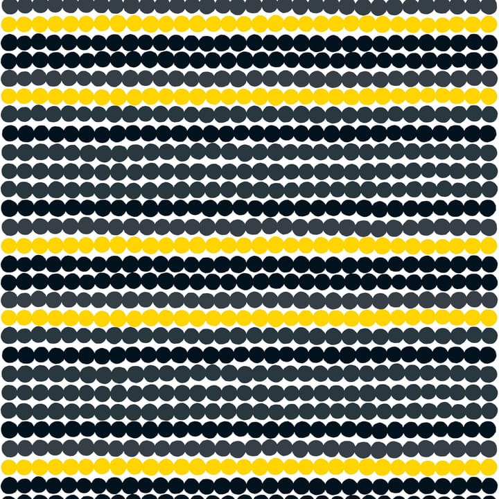 Räsymatto ύφασμα - κίτρινο-μαύρο - Marimekko
