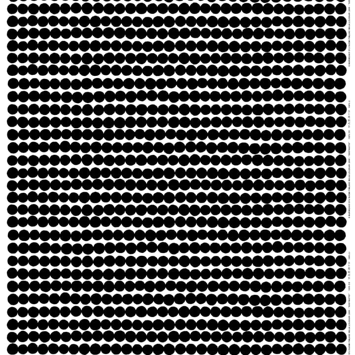 Räsymatto ύφασμα - μαύρο-λευκό - Marimekko