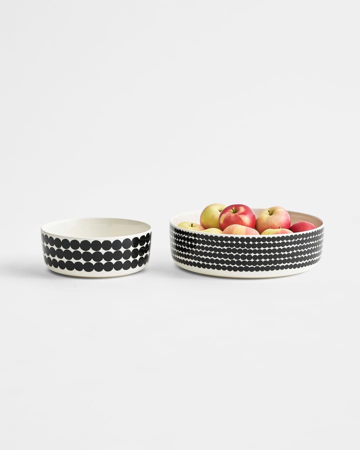 Räsymatto μπολ σερβιρίσματος 1.5 l, μαύρο-λευκό Marimekko