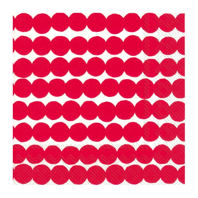 Räsymatto πετσέτα 33x33 cm συσκευασία 20 τεμαχίων - Κόκκινο - Marimekko