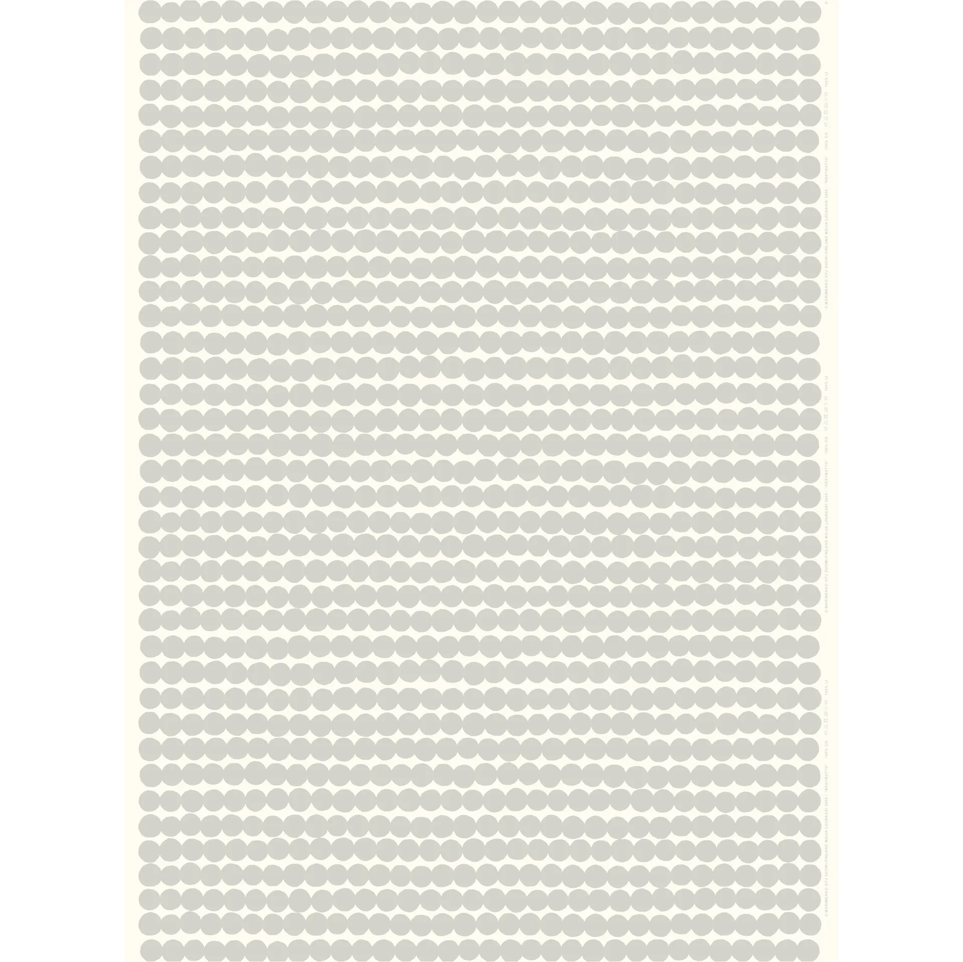 Räsymatto μουσαμάς, ανοιχτό γκρι Marimekko