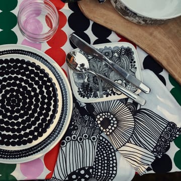 Räsymatto πιάτ�ο - μαύρο λευκό - Marimekko
