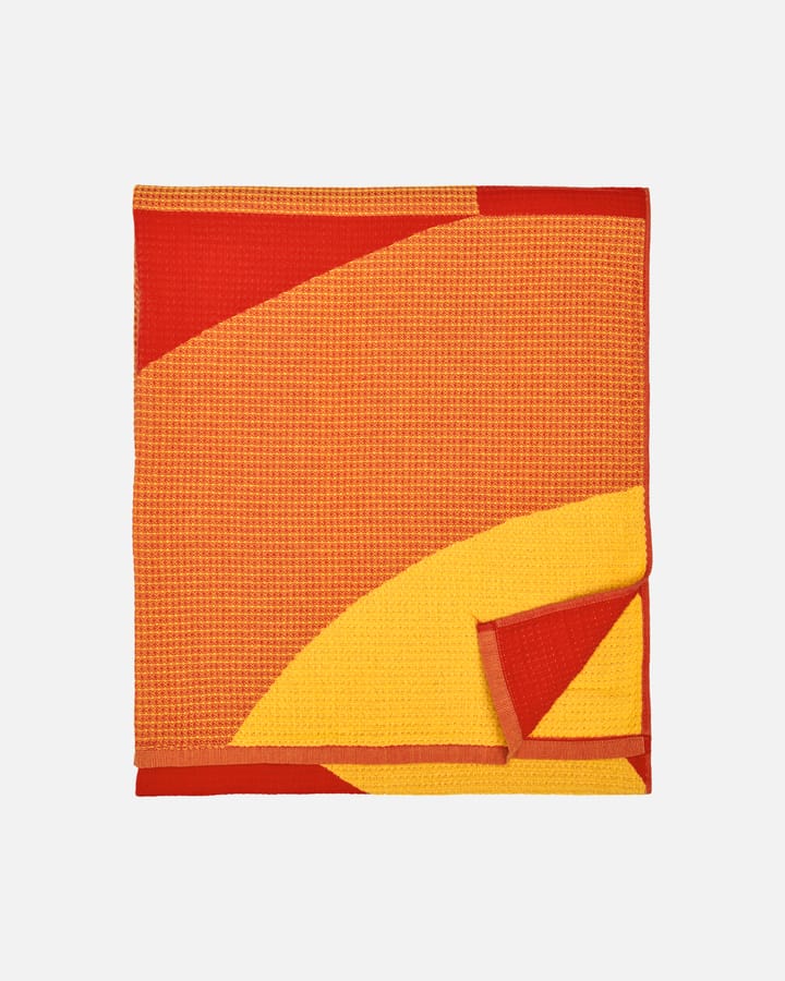 Πετσέτα παραλίας Savanni 100x180 cm, Κόκκινο-κίτρινο Marimekko