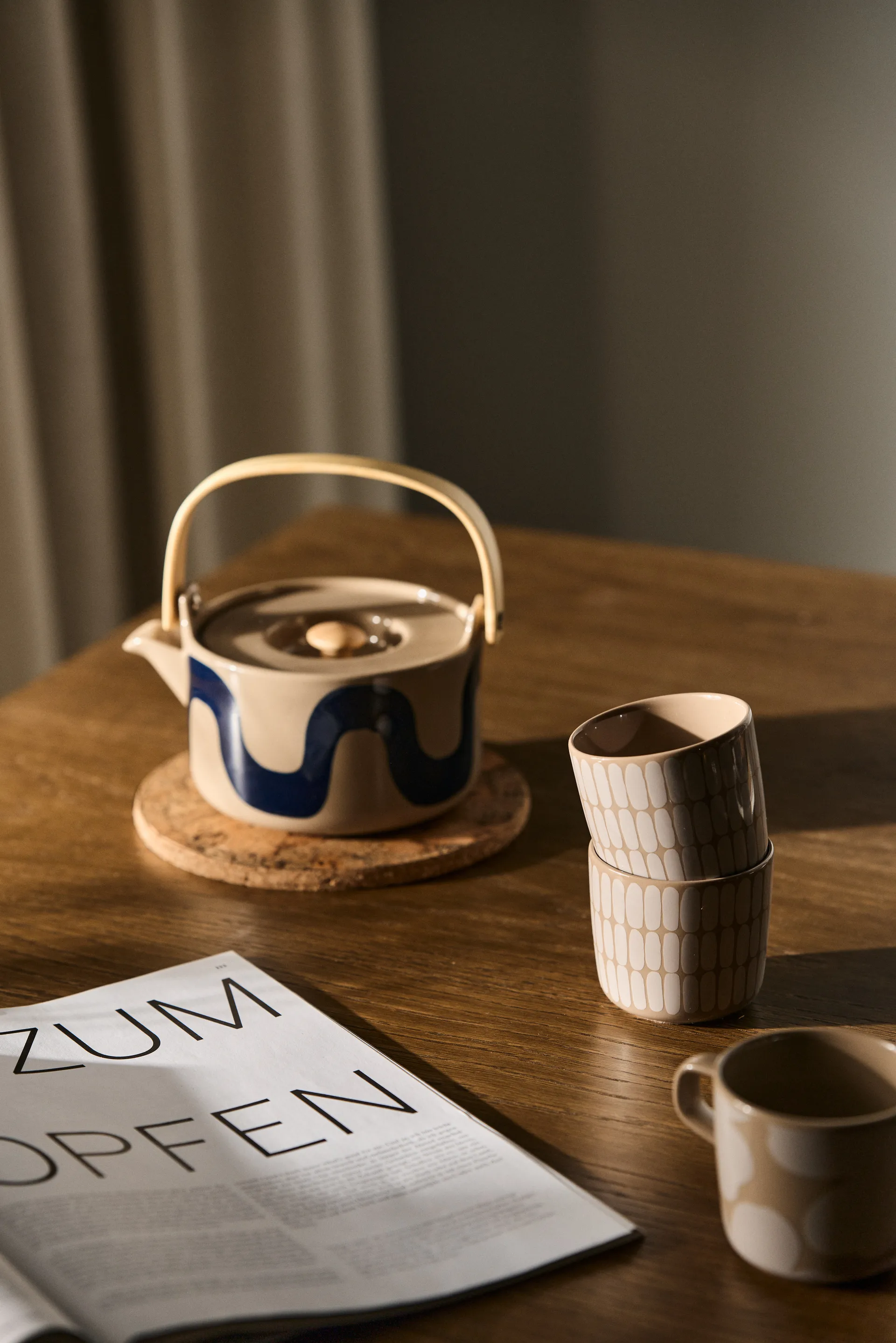 Τσαγιέρα Seireeni 0,7 λίτρα, Terra-dark blue Marimekko