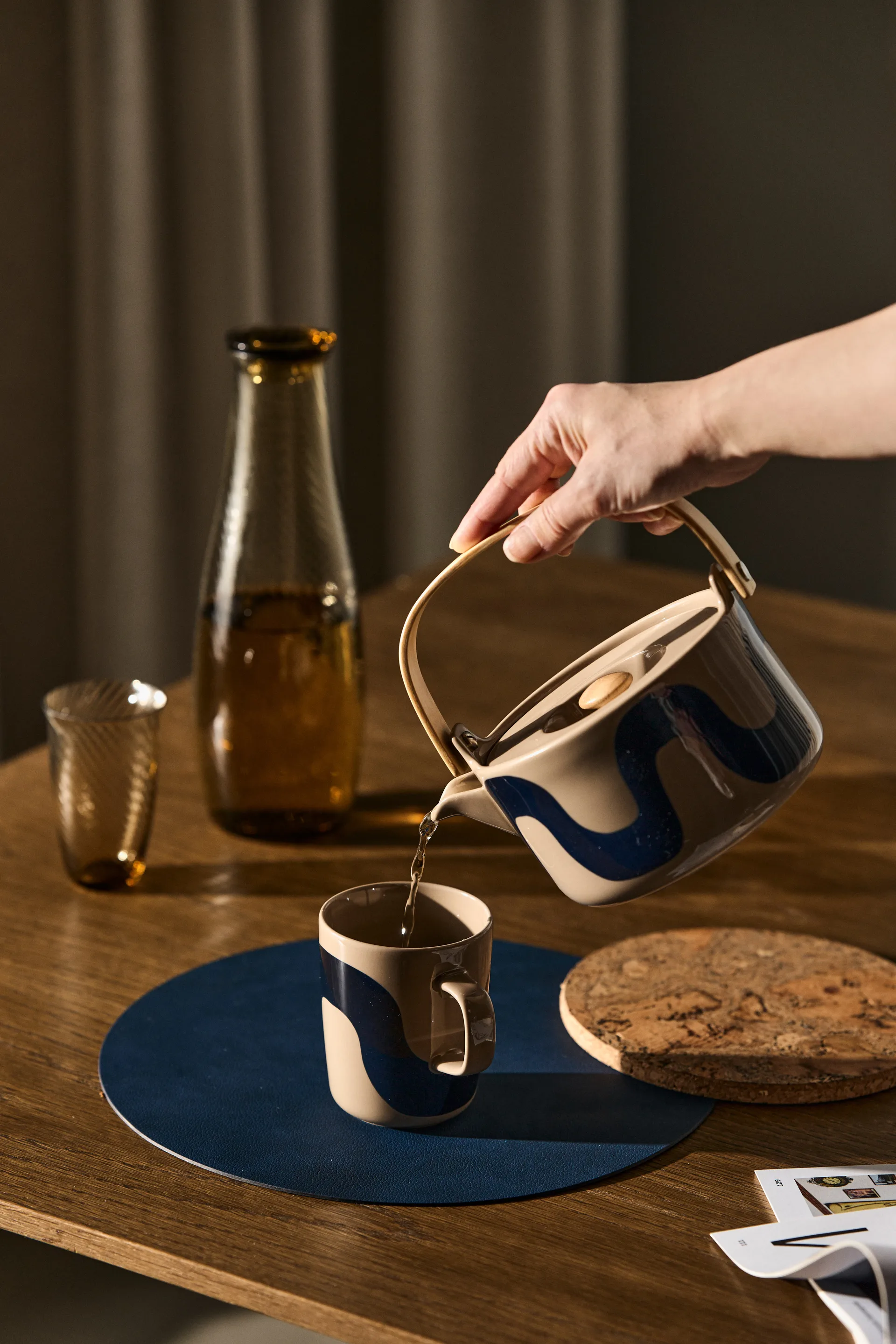 Τσαγιέρα Seireeni 0,7 λίτρα, Terra-dark blue Marimekko