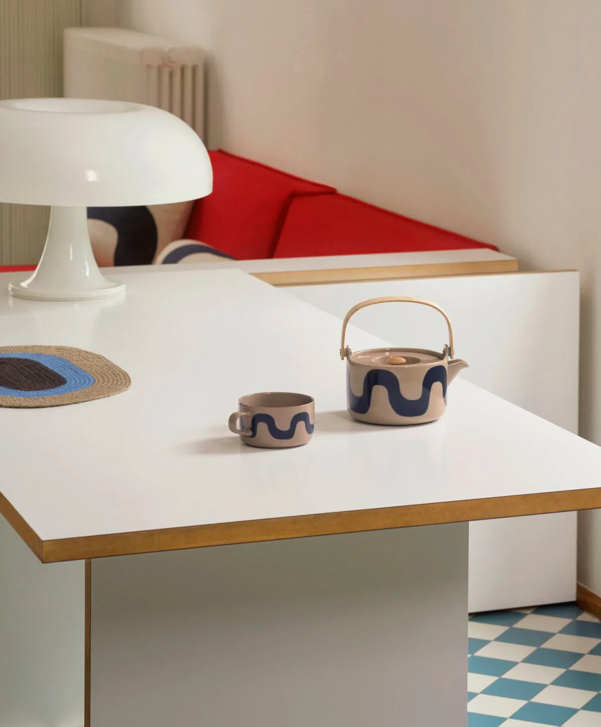 Τσαγιέρα Seireeni 0,7 λίτρα, Terra-dark blue Marimekko