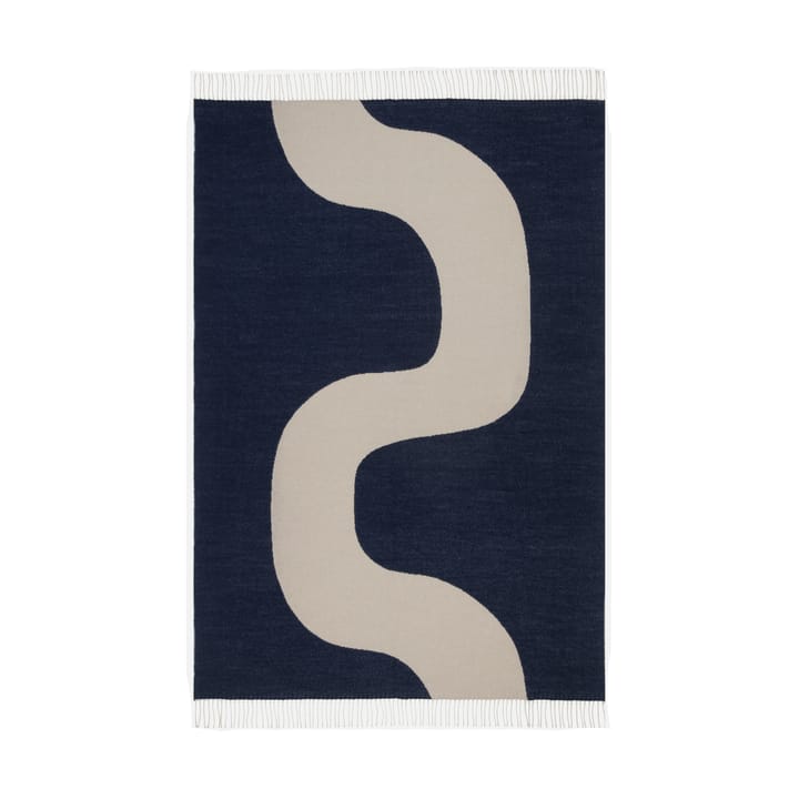 Seireeni κουβέρτα 130x180 cm - Off white-dark blue - Marimekko